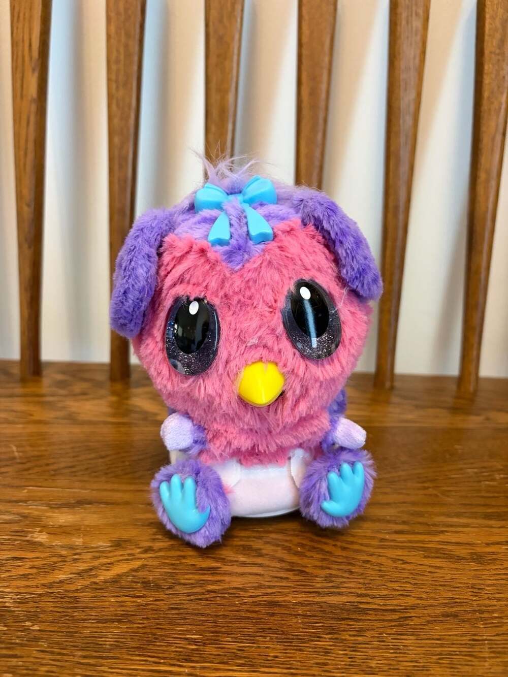 Hatchimals Pixies Crystal Flyers Purple and Pink Plush Toy